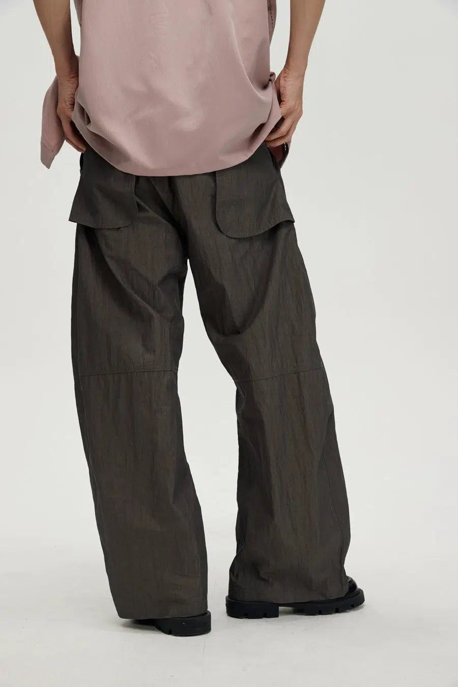 Relaxed Fit Wide Pleats Pants Korean Street Fashion Pants By Limpidoculus Shop Online at OH Vault