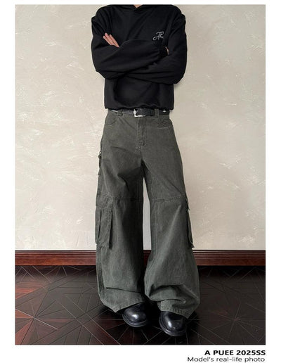 Utility Pocket Wide Leg Cargo Pants