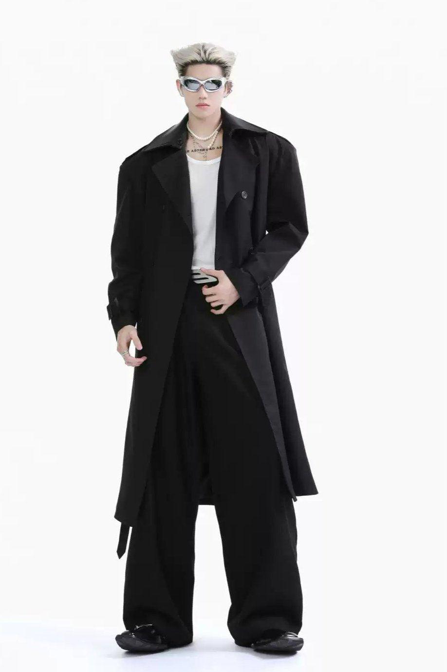 Classic Relaxed Fit Trench Coat Korean Street Fashion Long Coat By Turn Tide Shop Online at OH Vault