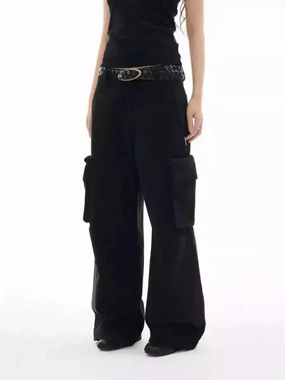 Clean Fit Straight Cargo Pants Korean Street Fashion Pants By Funky Fun Shop Online at OH Vault