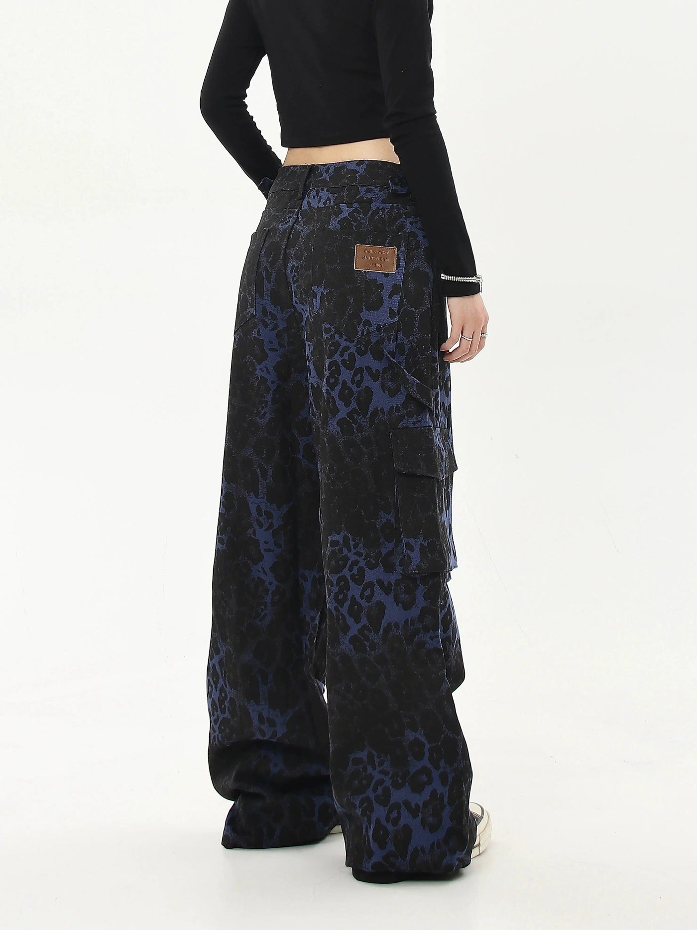 Leopard Print Cargo Pants Korean Street Fashion Pants By Blacklists Shop Online at OH Vault