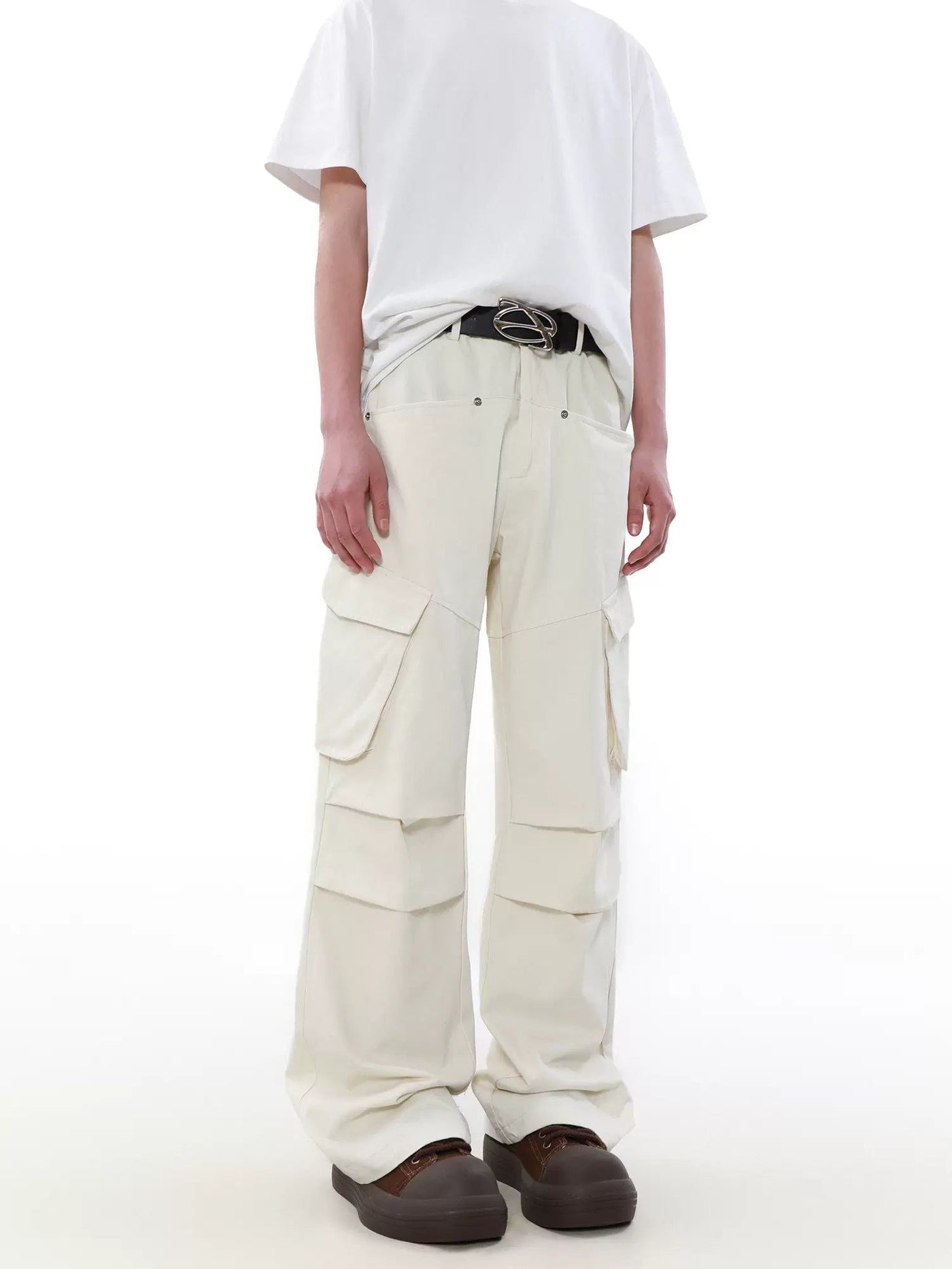 Tilted Pocket Versatile Pants Korean Street Fashion Pants By Mr Nearly Shop Online at OH Vault
