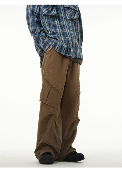 Tilted Pockets Cargo Pants Korean Street Fashion Pants By 77Flight Shop Online at OH Vault