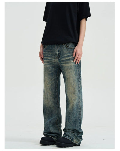 Distressed Cat Whisker Jeans Korean Street Fashion Jeans By A PUEE Shop Online at OH Vault