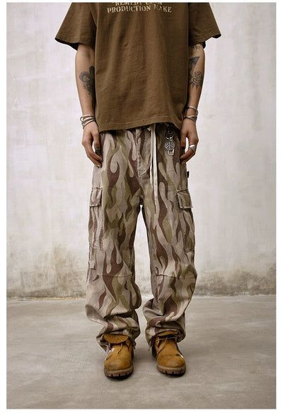 Blades Camouflage Cargo Jeans