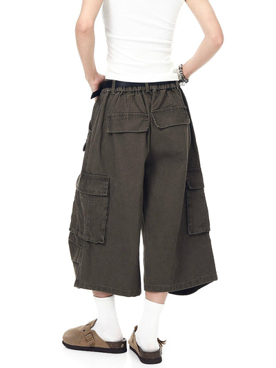 Flap Side Pockets Denim Shorts Korean Street Fashion Shorts By Blacklists Shop Online at OH Vault