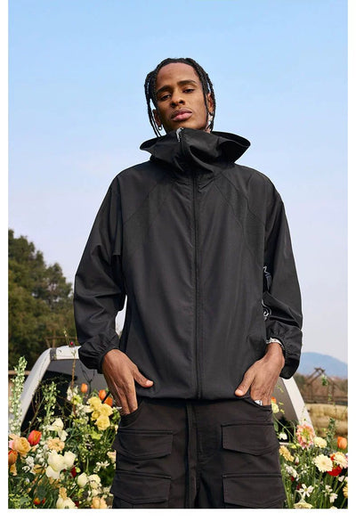 Versatile Hooded Windbreaker Jacket Korean Street Fashion Jacket By Mr Enjoy Da Money Shop Online at OH Vault