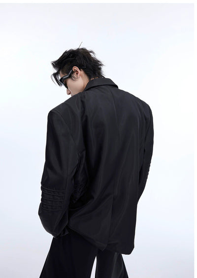 Lines Detail Lapel Blazer Korean Street Fashion Blazer By Argue Culture Shop Online at OH Vault