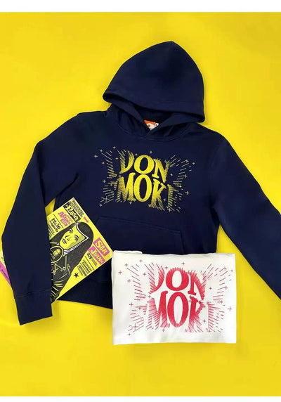 Faded Logo Emphasis Hoodie Korean Street Fashion Hoodie By Donsmoke Shop Online at OH Vault