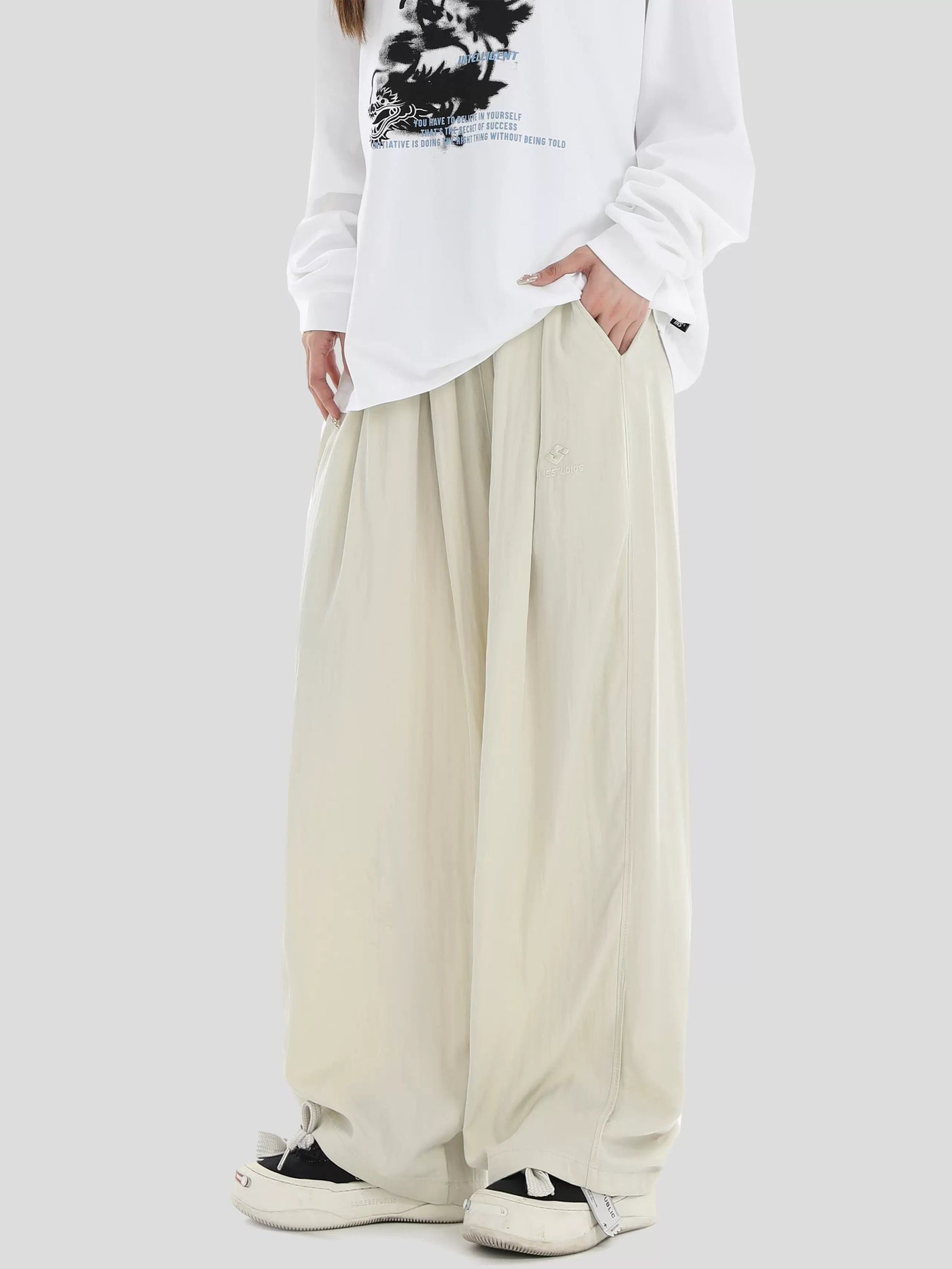Relaxed Fit Essential Pants Korean Street Fashion Pants By INS Korea Shop Online at OH Vault