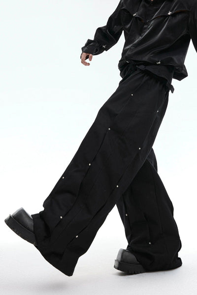 Scattered Minimal Embellishments Pants Korean Street Fashion Pants By Argue Culture Shop Online at OH Vault