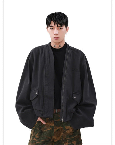 Clean Fit Flap Pocket Jacket Korean Street Fashion Jacket By Mr Nearly Shop Online at OH Vault