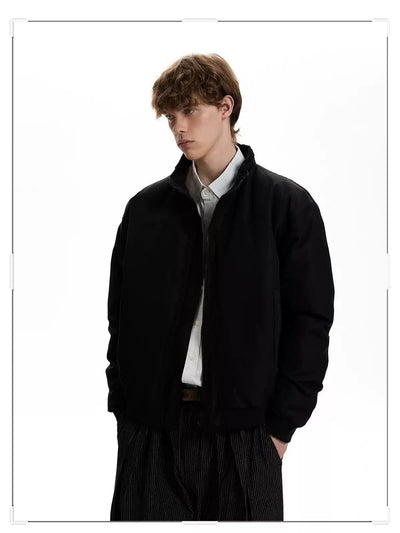 Clean Fit Bomber Jacket Korean Street Fashion Jacket By A PUEE Shop Online at OH Vault