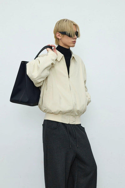Clean Fit Bomber Jacket Korean Street Fashion Jacket By Terra Incognita Shop Online at OH Vault
