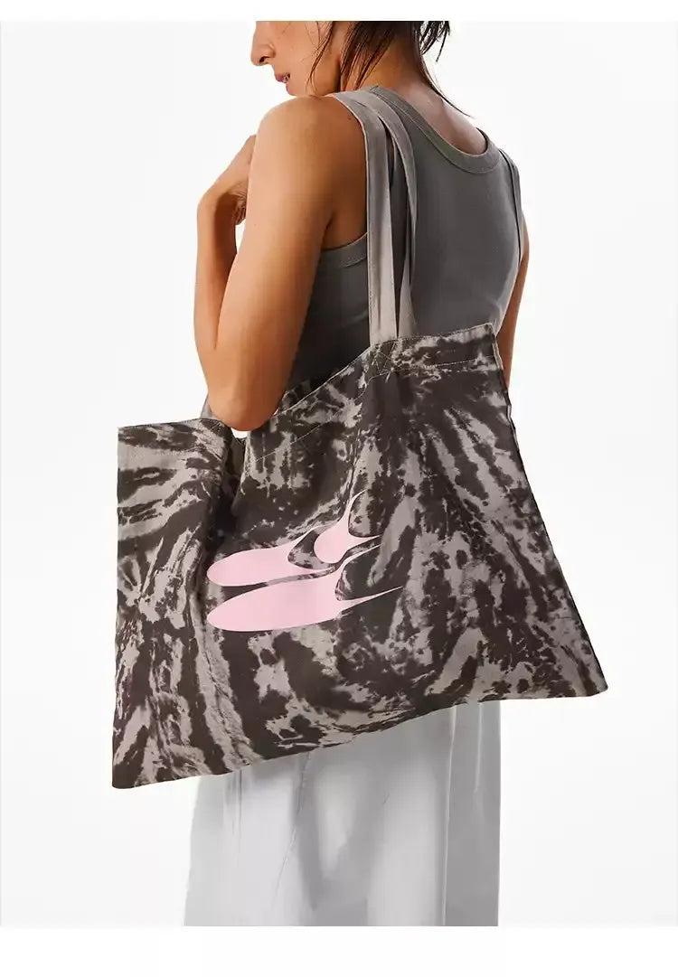 Contrast Logo Patterned Bag Korean Street Fashion Bag By Crying Center Shop Online at OH Vault