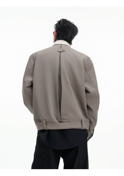Oblique Buttons Buckled Strap Knit Jacket Korean Street Fashion Jacket By Argue Culture Shop Online at OH Vault