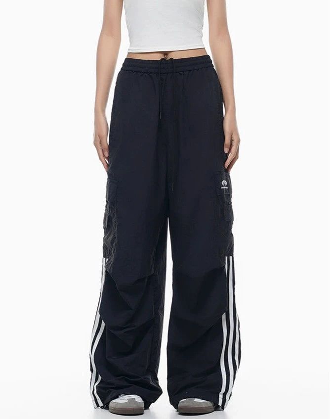 Side Pockets Track Pants Korean Street Fashion Pants By Made Extreme Shop Online at OH Vault