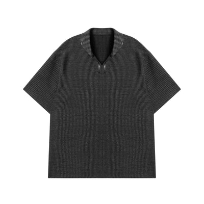 Chic Striped Polo Korean Street Fashion Polo By JHYQ Shop Online at OH Vault