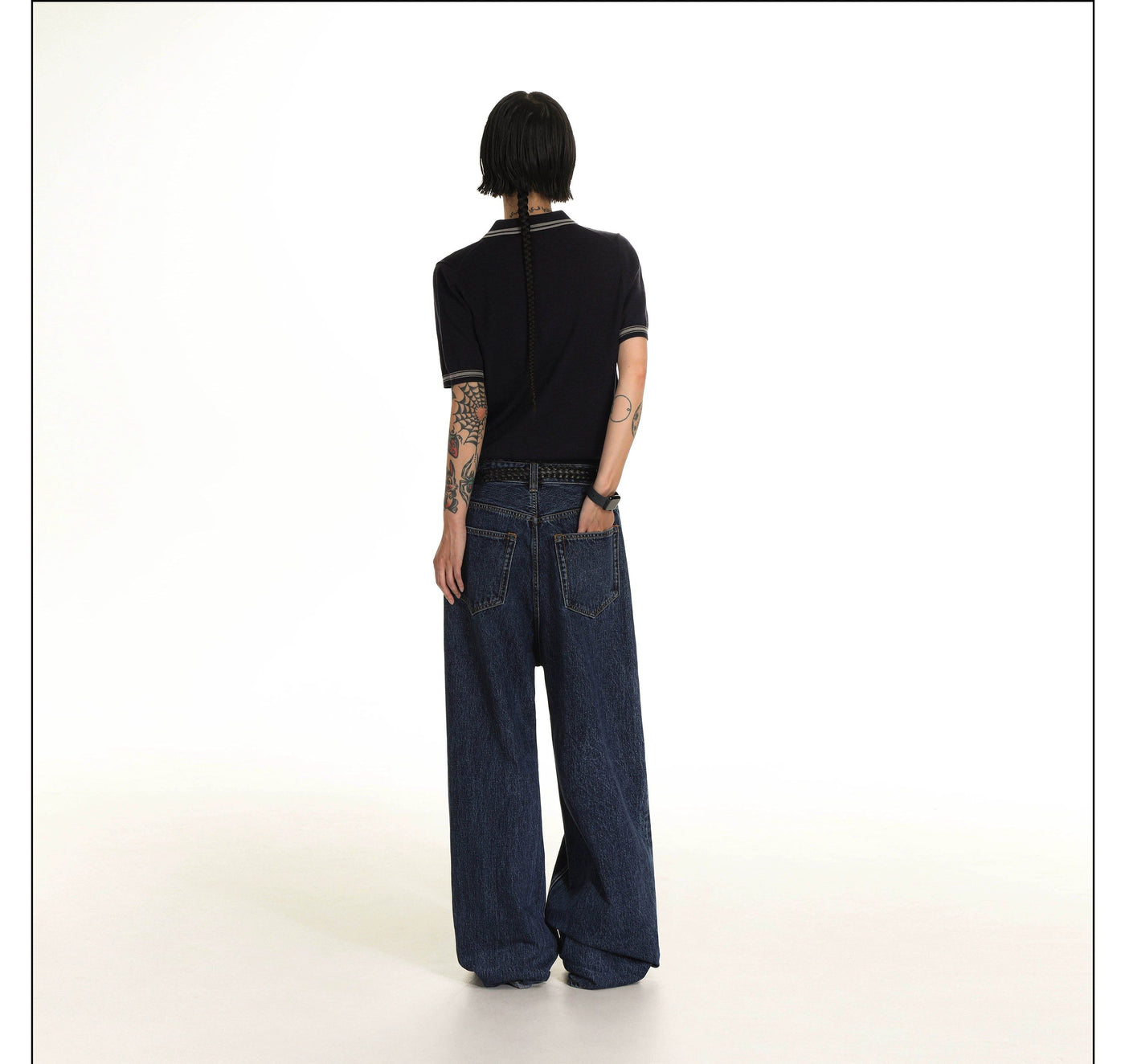 Washed Texture Straight Jeans Korean Street Fashion Jeans By Mason Prince Shop Online at OH Vault