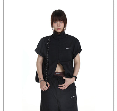 Drawstring Zip-Up Jacket & Track Pants Set Korean Street Fashion Clothing Set By Mason Prince Shop Online at OH Vault