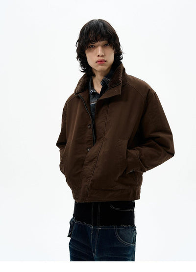 Embroidered Ruched Hem Jacket Korean Street Fashion Jacket By 77Flight Shop Online at OH Vault