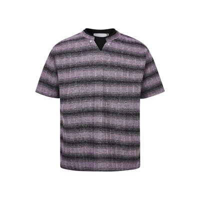 Contrast Smudged Stripes T-Shirt Korean Street Fashion T-Shirt By MaxDstr Shop Online at OH Vault