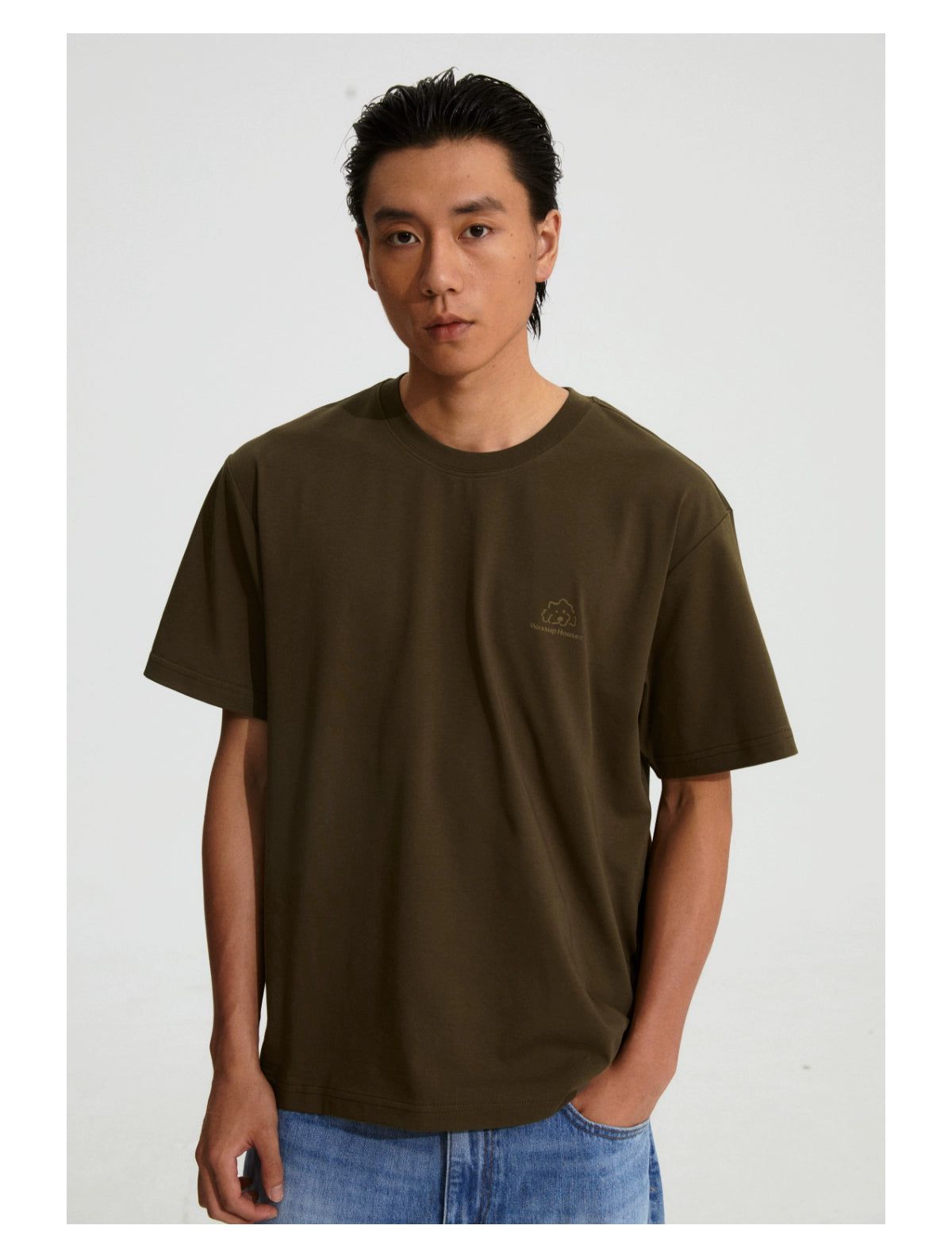 Plain Color Comfty T-Shirt Korean Street Fashion T-Shirt By WASSUP Shop Online at OH Vault