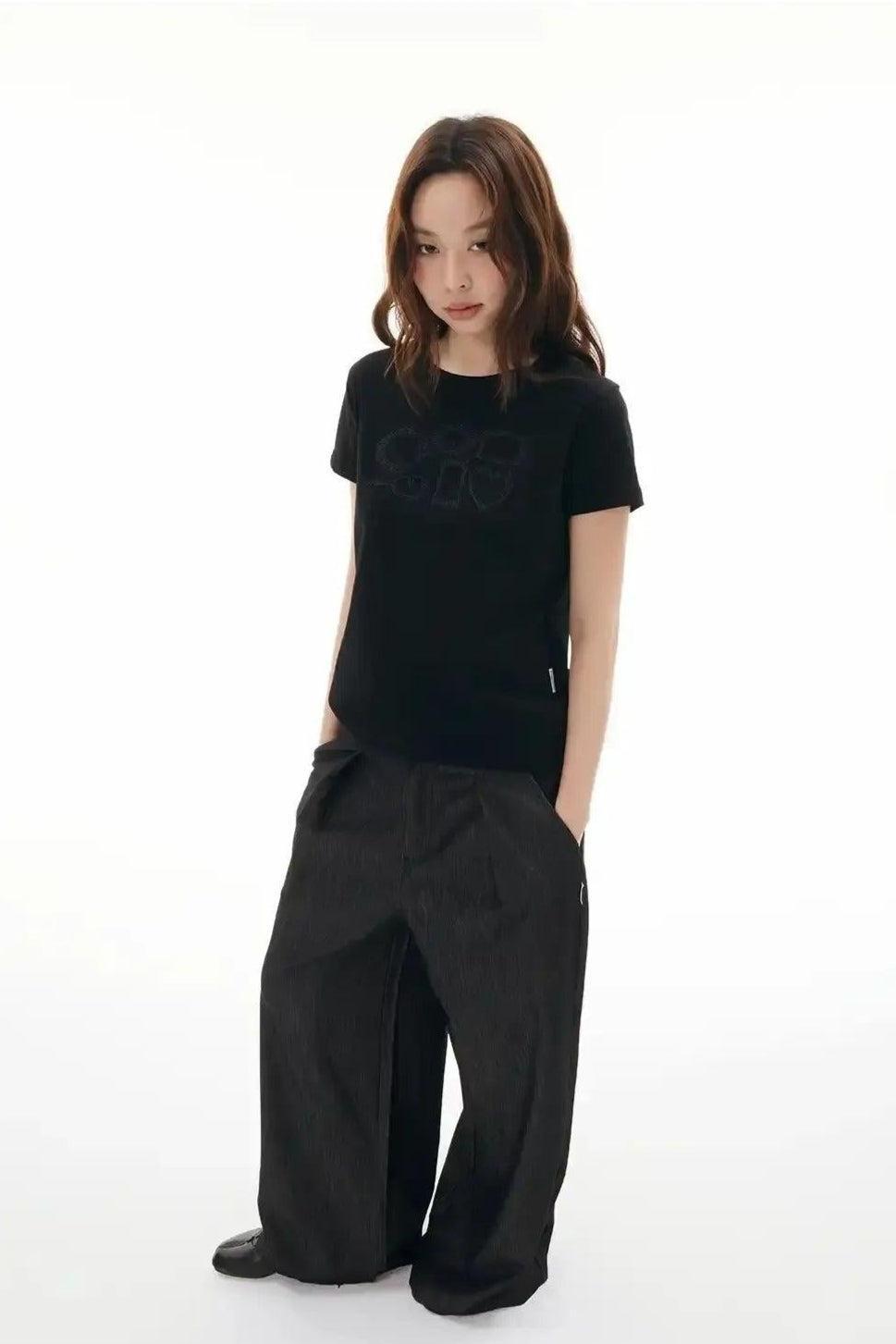 Side Pockets Loose Jeans Korean Street Fashion Jeans By Funky Fun Shop Online at OH Vault