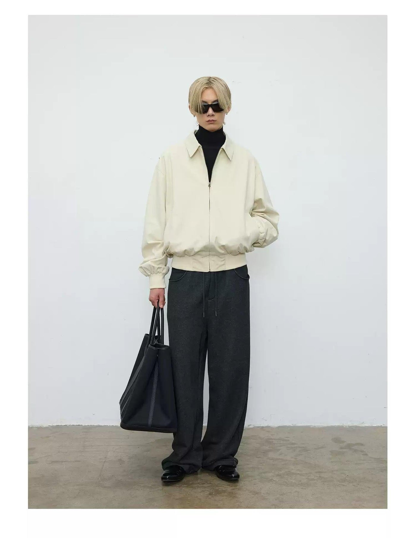 Clean Fit Bomber Jacket Korean Street Fashion Jacket By Terra Incognita Shop Online at OH Vault