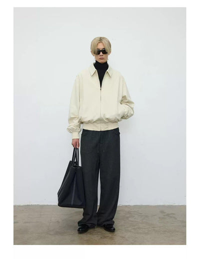 Clean Fit Bomber Jacket Korean Street Fashion Jacket By Terra Incognita Shop Online at OH Vault