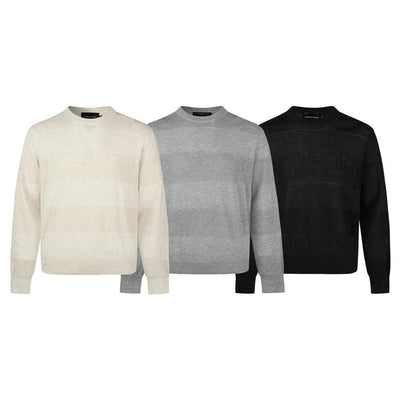 Striped Pattern Textured Sweater Korean Street Fashion Sweater By Made Extreme Shop Online at OH Vault