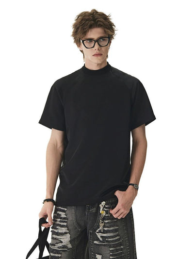 Regular Fit Neat T-Shirt Korean Street Fashion T-Shirt By Cro World Shop Online at OH Vault