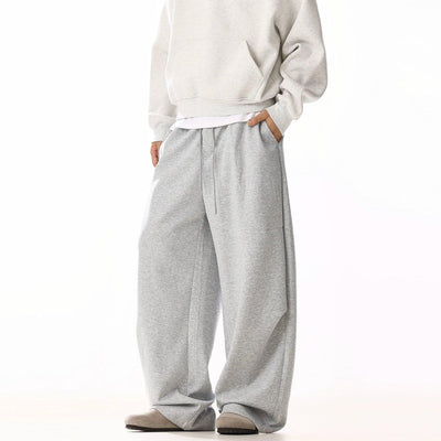 Drawstring Elastic Waist Sweatpants Korean Street Fashion Pants By MEBXX Shop Online at OH Vault