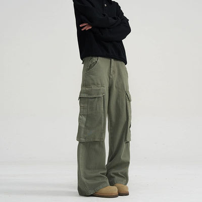 Huge Side Pockets Cargo Jeans Korean Street Fashion Jeans By A PUEE Shop Online at OH Vault