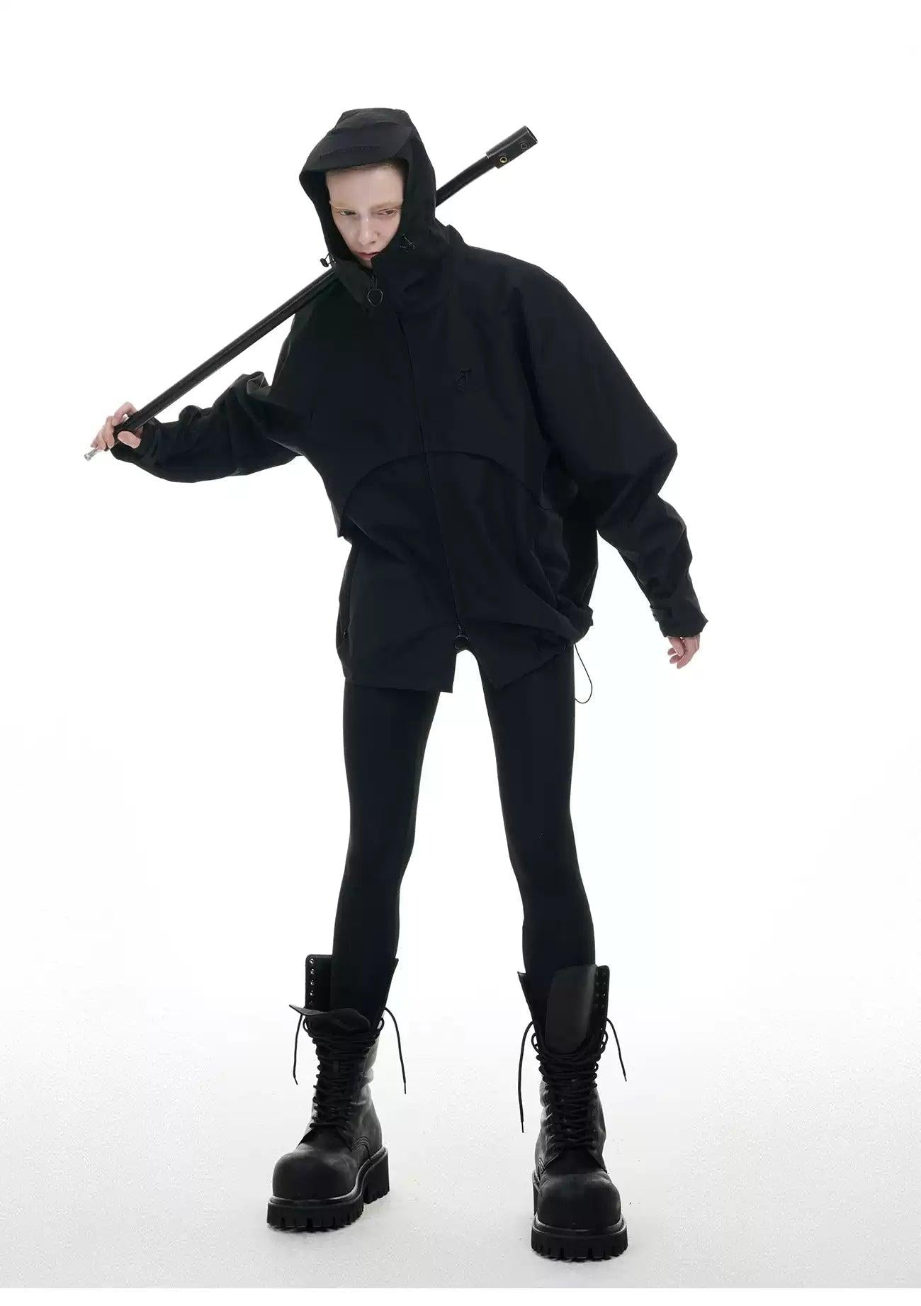 Functiona Hooded Windbreaker Jacket Korean Street Fashion Jacket By Argue Culture Shop Online at OH Vault