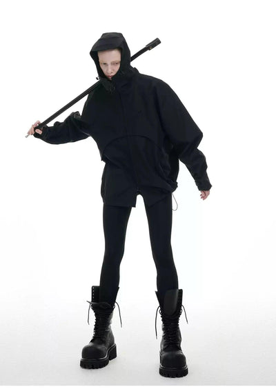 Functiona Hooded Windbreaker Jacket Korean Street Fashion Jacket By Argue Culture Shop Online at OH Vault