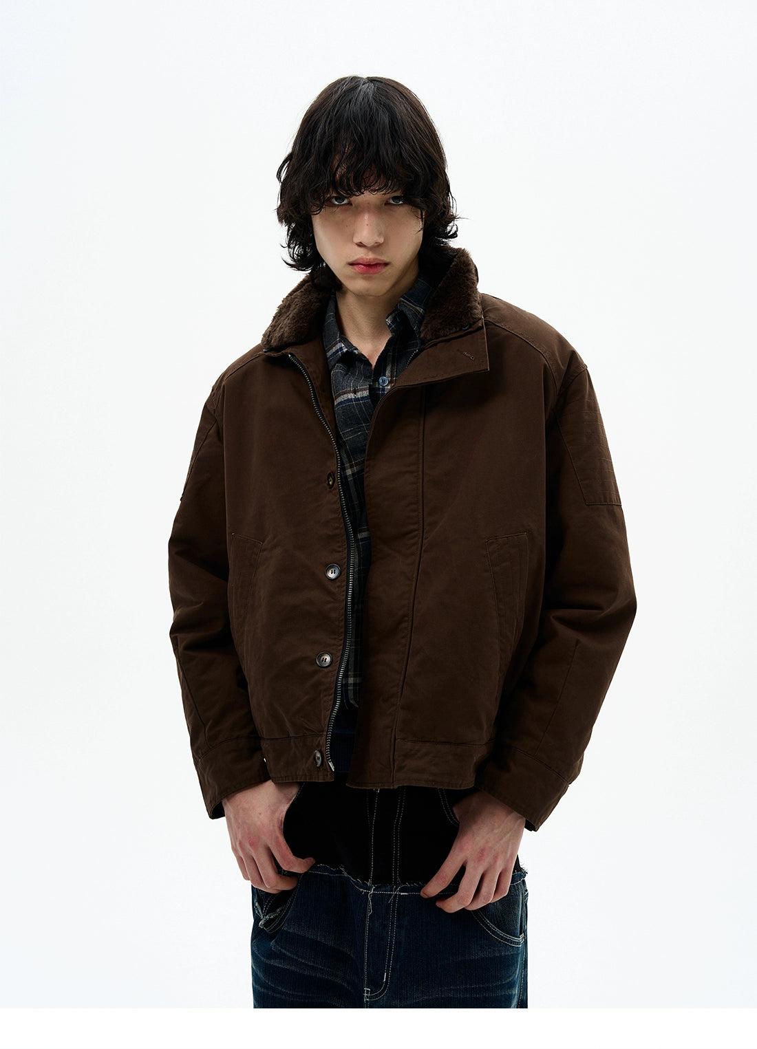 Embroidered Ruched Hem Jacket Korean Street Fashion Jacket By 77Flight Shop Online at OH Vault