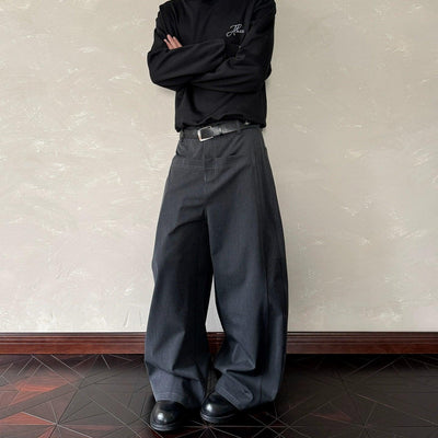 Front Pocket Seamed Pants