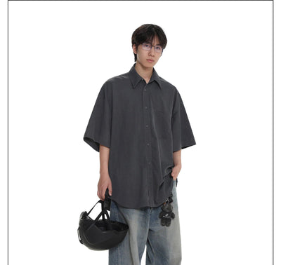 Wide Arms Buttoned Shirt Korean Street Fashion Shirt By Mason Prince Shop Online at OH Vault