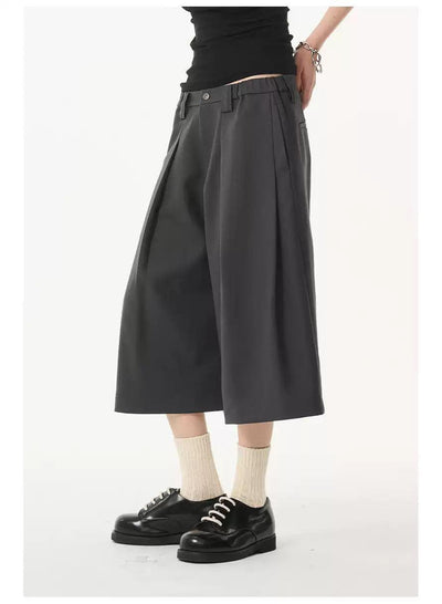 Elastic Waist Versatile Mid-Length Shorts Korean Street Fashion Shorts By Moditec Shop Online at OH Vault