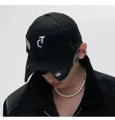 Grunge Style Multi-Detail Hat Korean Street Fashion Hat By Argue Culture Shop Online at OH Vault