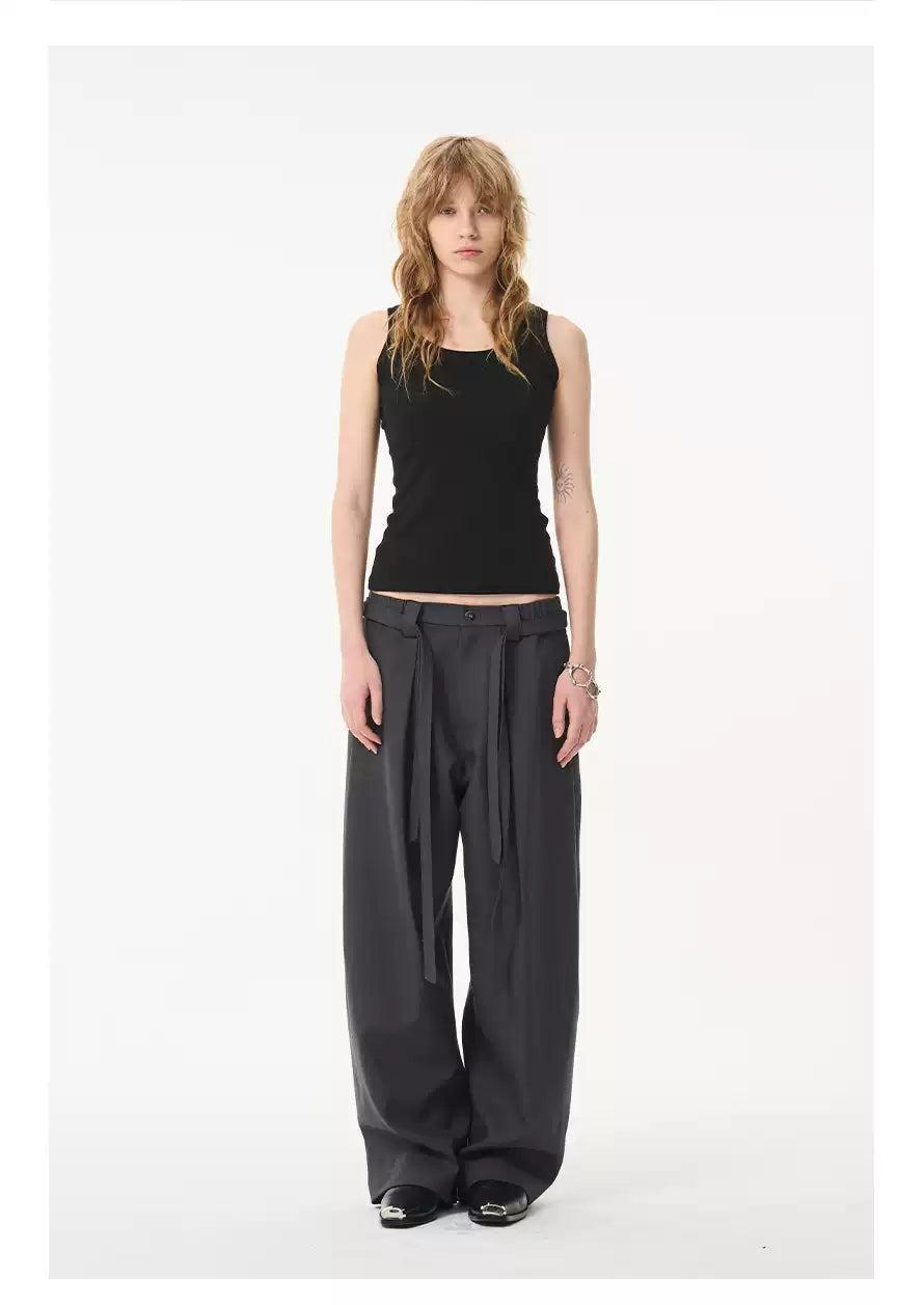 Buttoned Cuff Versatile Pants Korean Street Fashion Pants By Moditec Shop Online at OH Vault