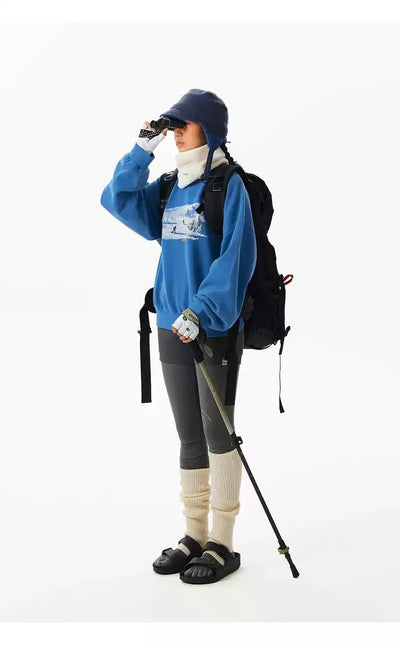 Painted Logo Print Crewneck Korean Street Fashion Crewneck By Crying Center Shop Online at OH Vault