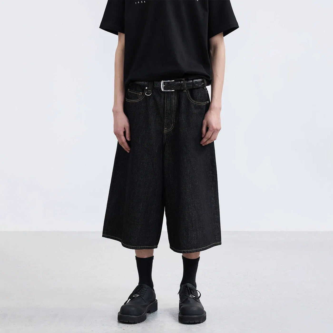 Casual Wide Denim Shorts Korean Street Fashion Shorts By Terra Incognita Shop Online at OH Vault
