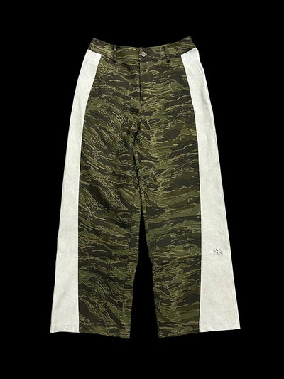 Side Contrast Camouflage Pants Korean Street Fashion Pants By Apriority Shop Online at OH Vault