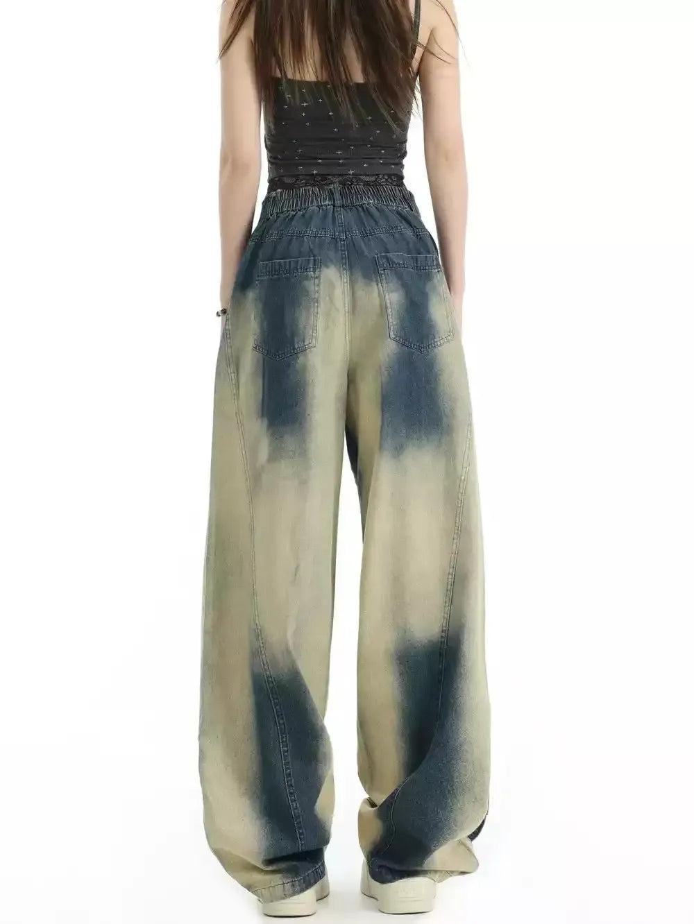 Gradient Beads Detail Jeans Korean Street Fashion Jeans By INS Korea Shop Online at OH Vault