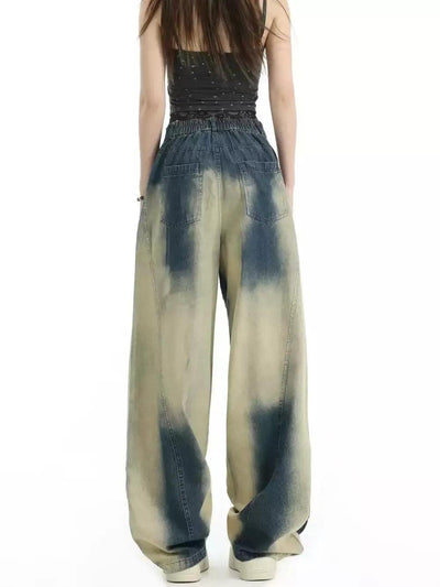 Gradient Beads Detail Jeans Korean Street Fashion Jeans By INS Korea Shop Online at OH Vault