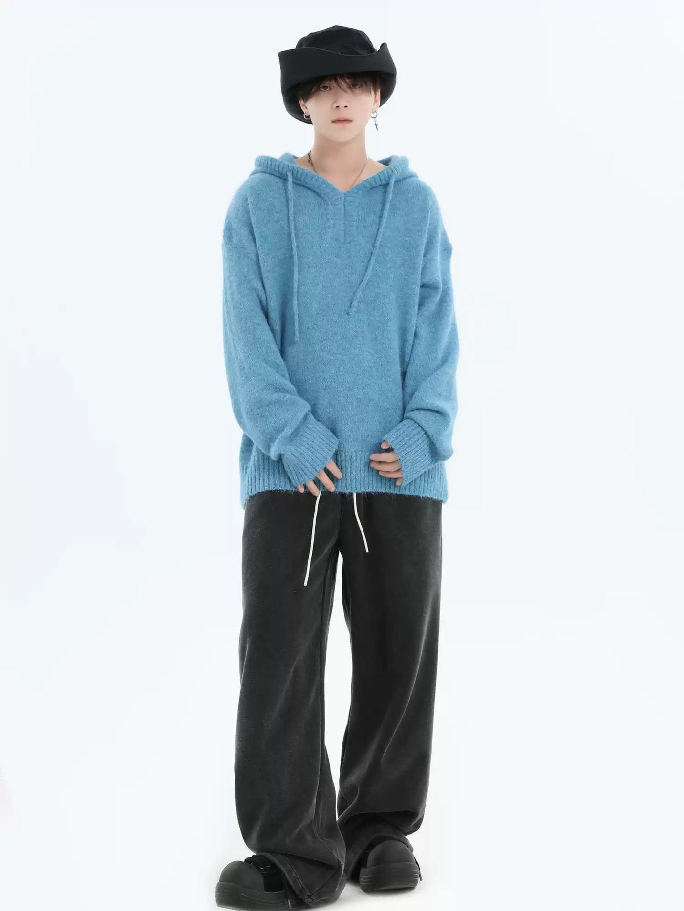 Pastel Color Hooded Sweater Korean Street Fashion Sweater By INS Korea Shop Online at OH Vault