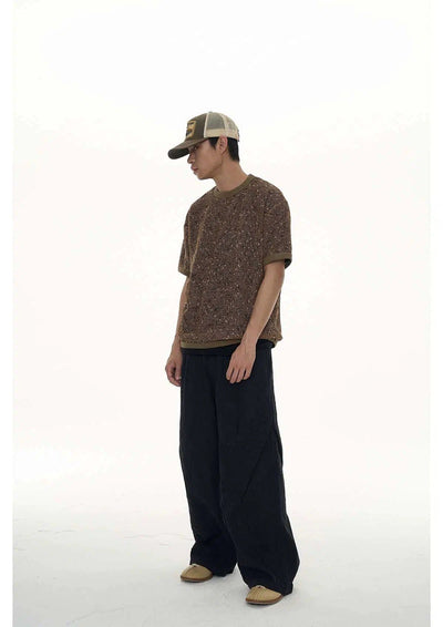 Textured Loose Fit Pants Korean Street Fashion Pants By ETERNITY ITA Shop Online at OH Vault