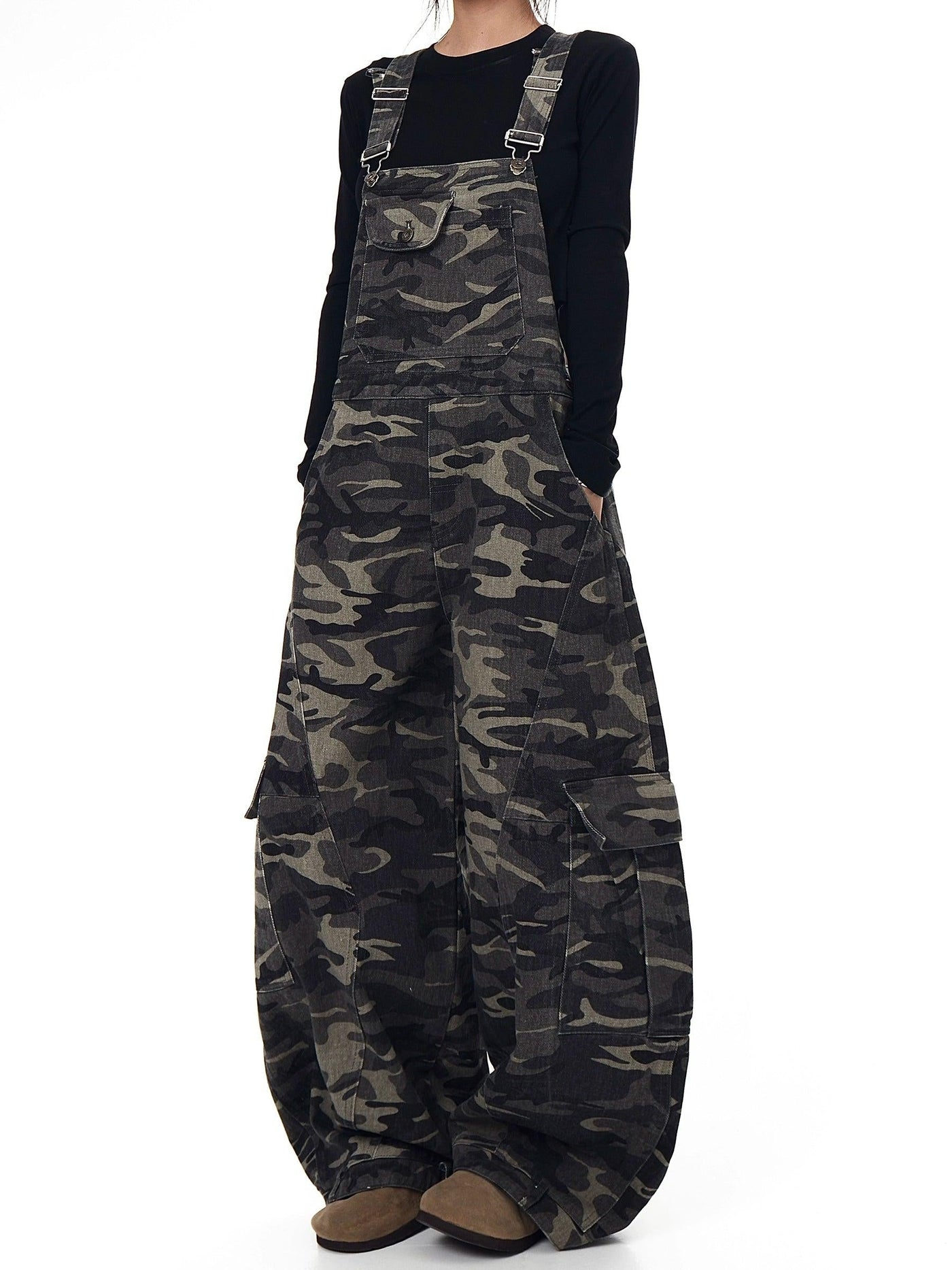 Camouflage Print Overall Korean Street Fashion Overall By Blacklists Shop Online at OH Vault